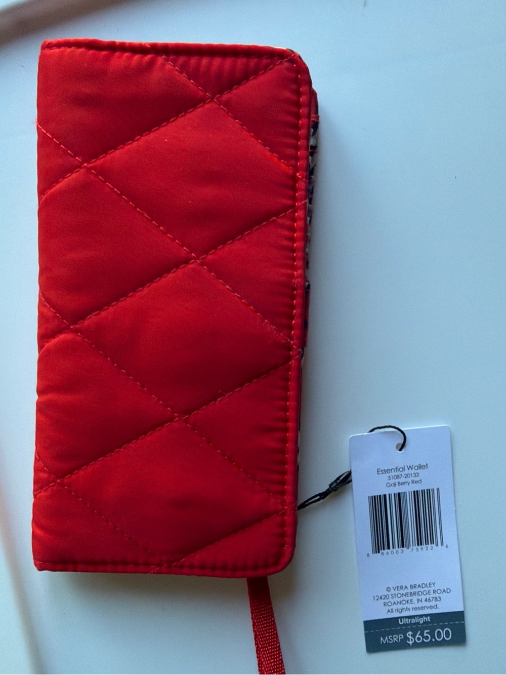 Vera Bradley Essential Wallet - Red